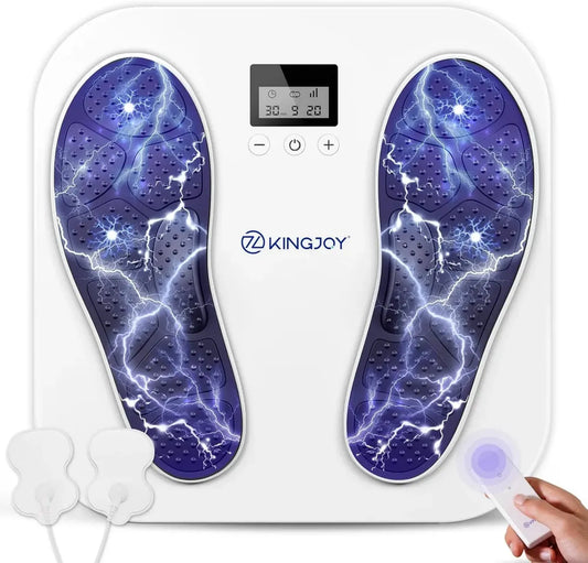 Appareil de Massage des Pieds EMS TENS avec 10 Modes pour Circulation et Douleur